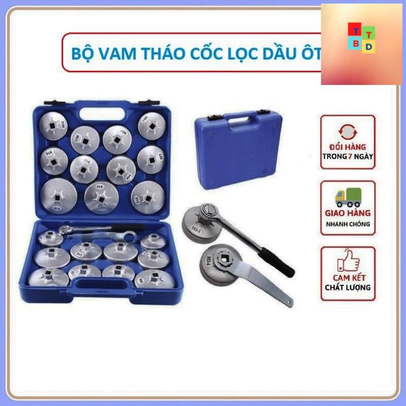 Vam tháo cốc lọc dầu cảo mở lọc dầu xe ô tô con, xe tải 23 chi tiết từ 65mm đến 101mm
