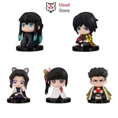 Mô hình anime đồ chơi mô hình, figure anime Kimetsu no yaiba chibi tanjiro,zenitsu, nezuko, rengoku