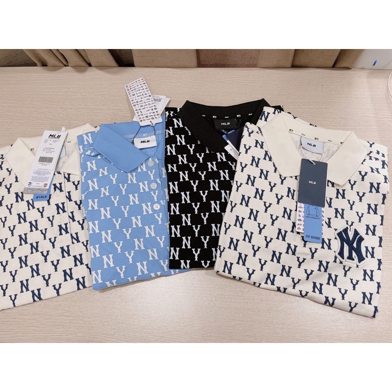 Váy polo MLB hoạ tiết chữ NY