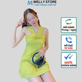 Đầm Hai Dây MELLYSTORE, Đầm Trễ Vai Chất Liệu Vải Xốp Cao Cấp Nhiều Màu Đẹp Quyến Rũ,Sang Trọng - Hàng Thiết Kế MA01