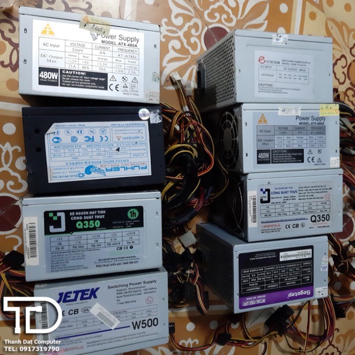Nguồn máy tính cũ các loại tháo máy văn phòng