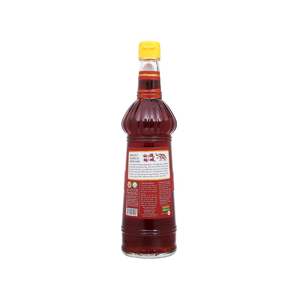 Nước mắm liên thành nhãn Vàng 600ml mamnguyendam