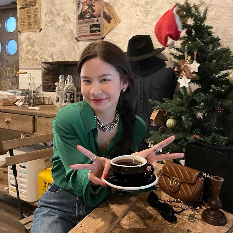 Vòng cổ Mặt Quả Cầu Kim Loại Phong Cách Âu Mỹ Cho Nữ