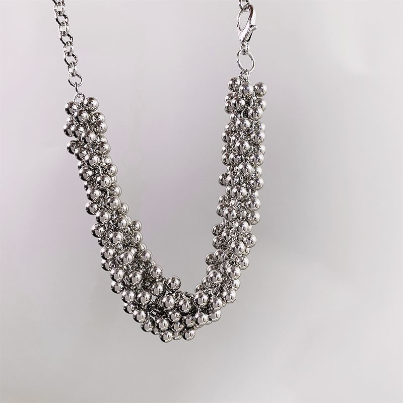 Vòng cổ Mặt Quả Cầu Kim Loại Phong Cách Âu Mỹ Cho Nữ