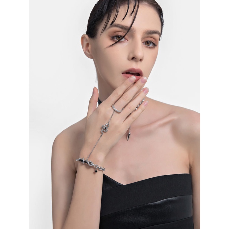 Vòng cổ Da Rắn Khâu Nhẹ Nhàng Cá Tính Cho Nữ