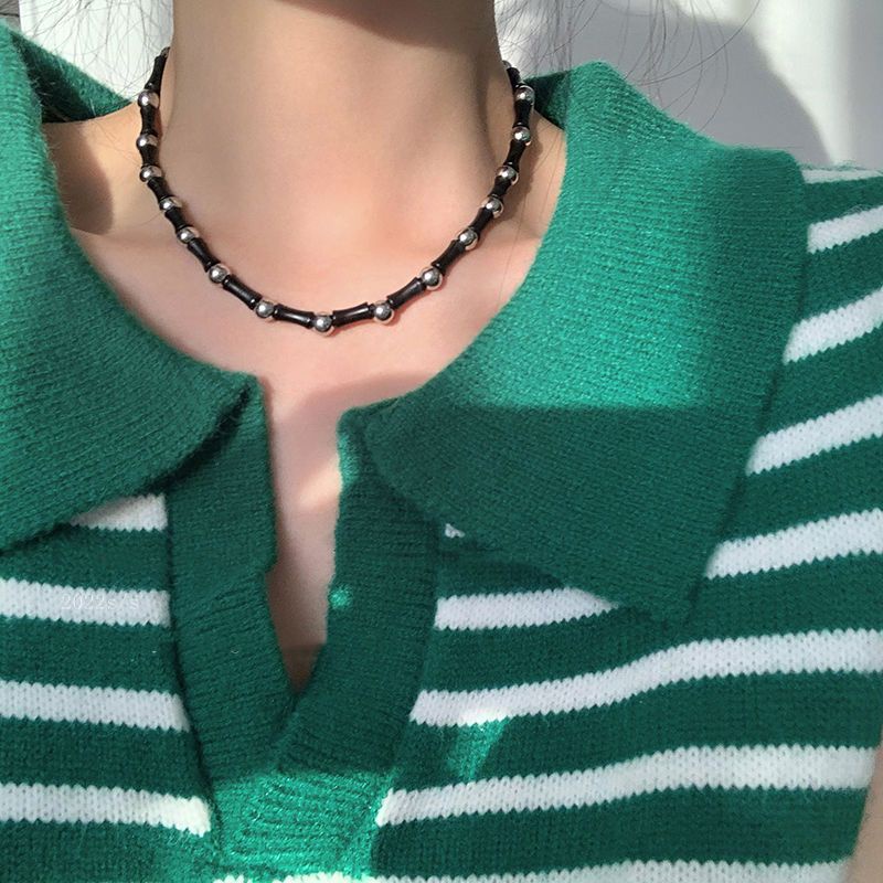 Vòng Cổ Hạt Tre Có Thể Tháo Rời Cao Cấp Cho Nữ