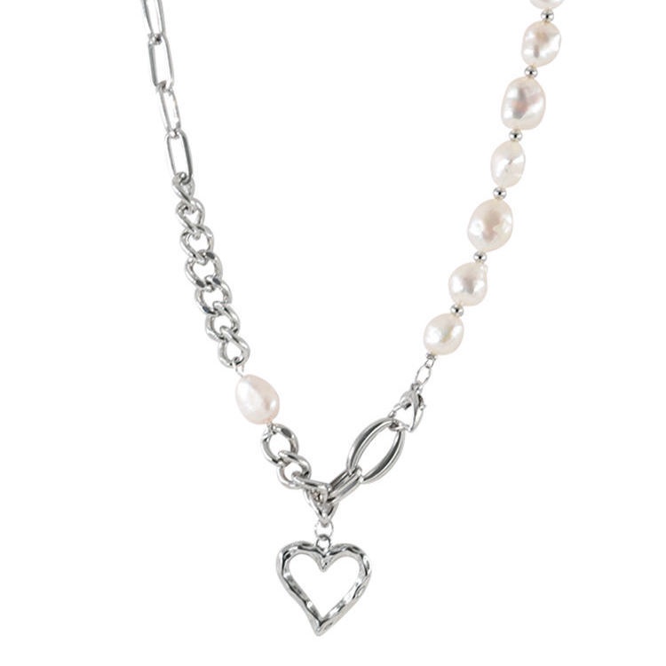 Vòng cổ Ngọc Trai Phong Cách baroque Hàn Quốc Kiểu Mới 2022 Cho Nữ