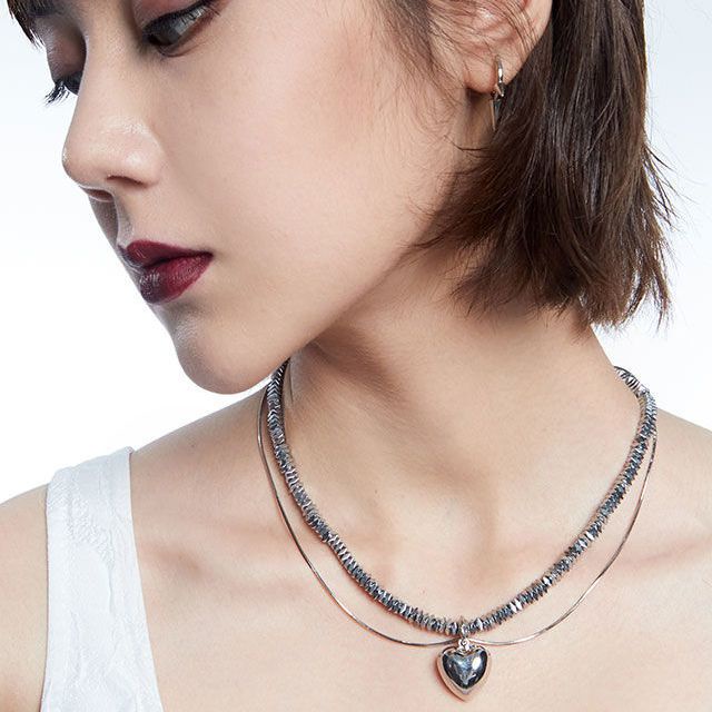 Vòng cổ Mặt Hình Trái Tim Thời Trang Cao Cấp 2022
