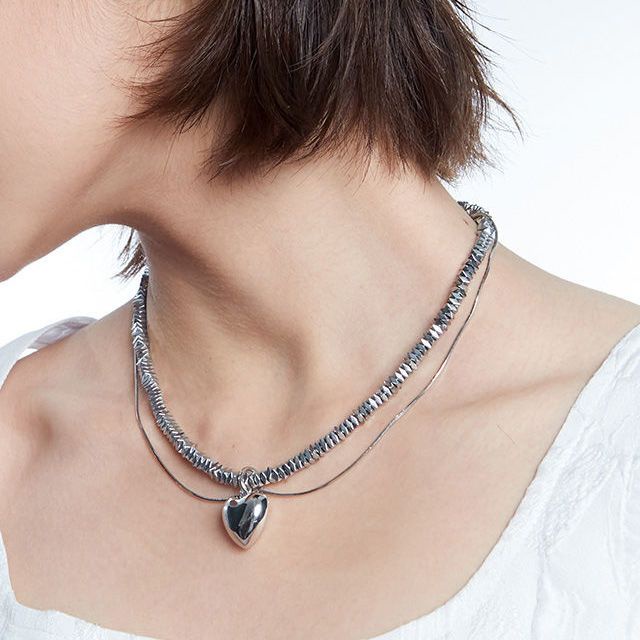 Vòng cổ Mặt Hình Trái Tim Thời Trang Cao Cấp 2022