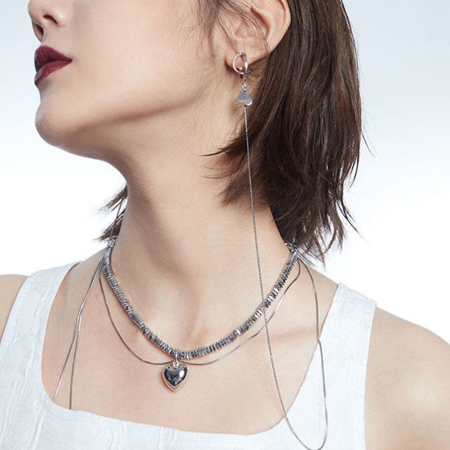 Vòng cổ Mặt Hình Trái Tim Thời Trang Cao Cấp 2022