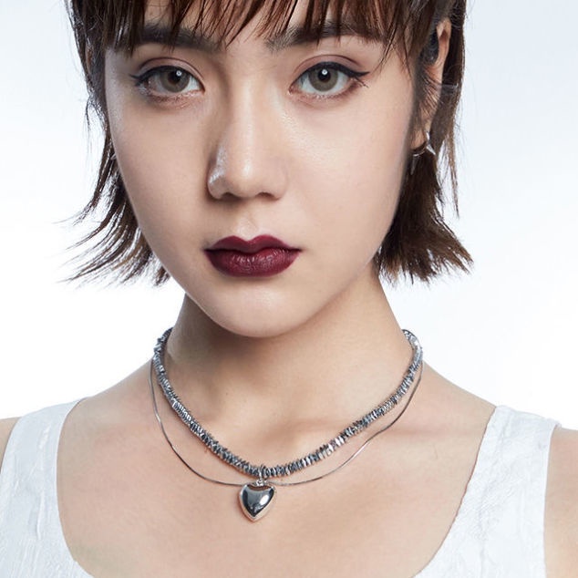 Vòng cổ Mặt Hình Trái Tim Thời Trang Cao Cấp 2022