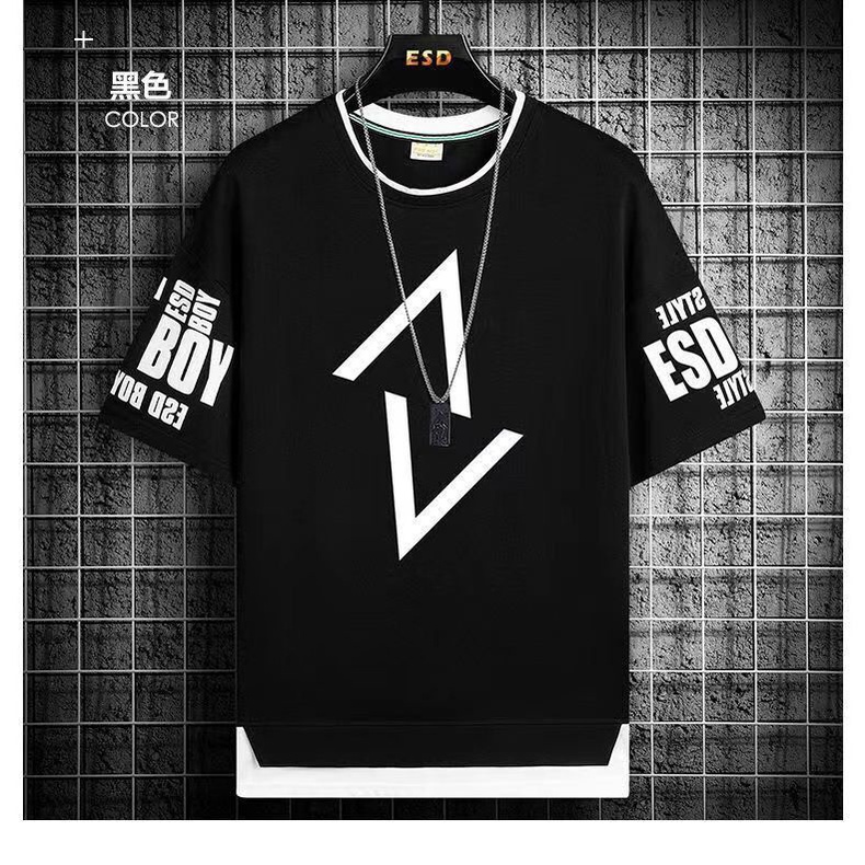 Bộ Đồ Thể Thao Ngắn Tay Thời Trang Mùa Hè Dành Cho Bé Trai 13-14 - 15 Tuổi