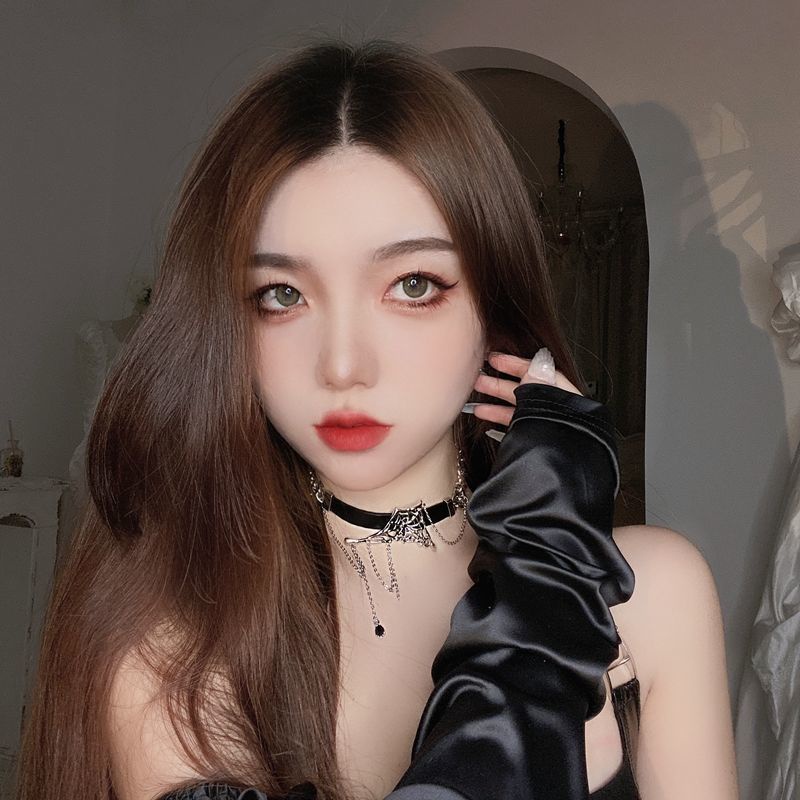 Vòng Cổ Choker Da Mặt Hình Nhện Phong Cách punk Cá Tính Cho Nữ