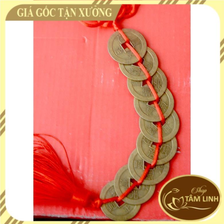 Xâu tiền xu phong thủy treo xe-Chiêu tài lộc,may mắn GIÁ RẺ VÔ ĐỊCH