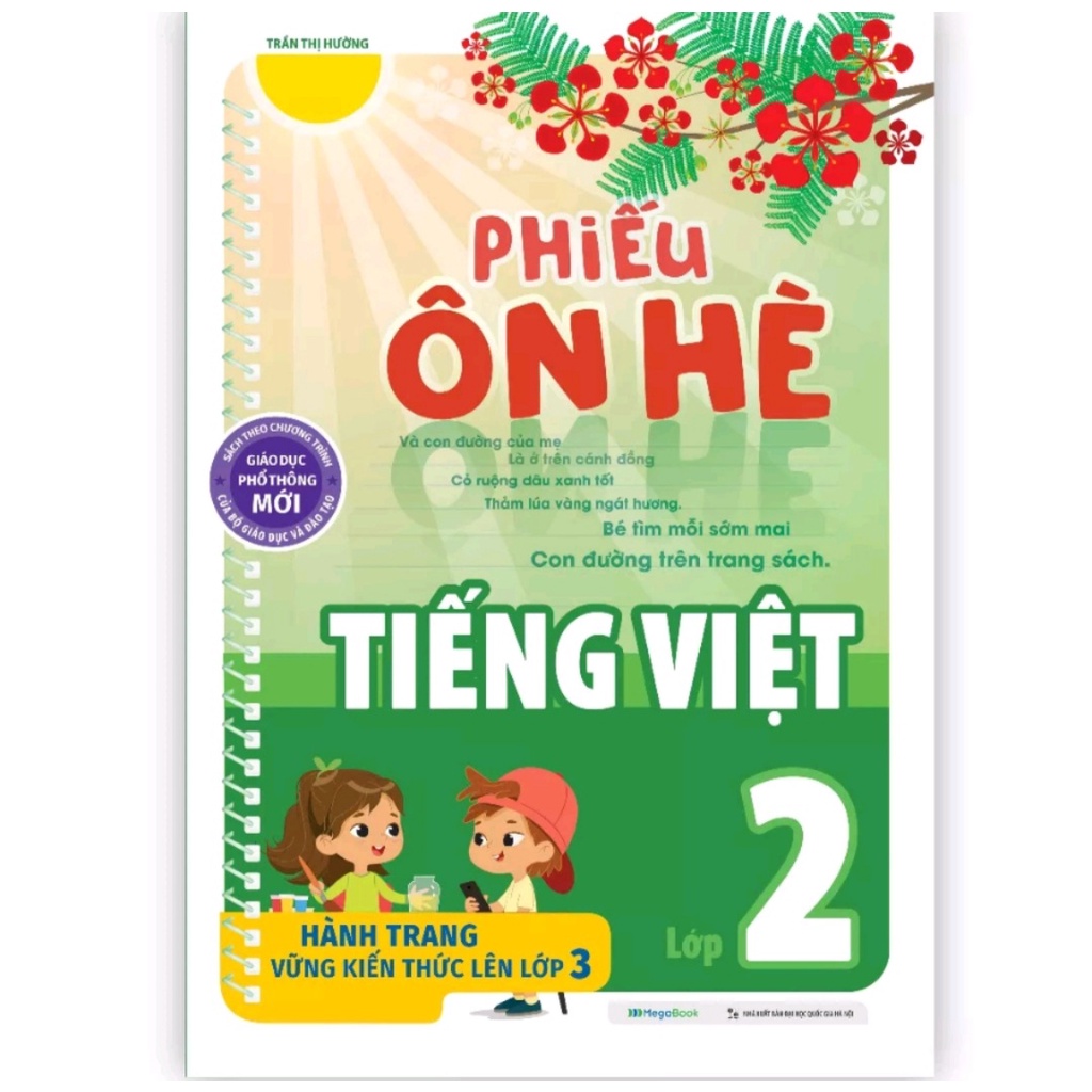 Sách - Phiếu ôn hè Tiếng Việt lớp 2