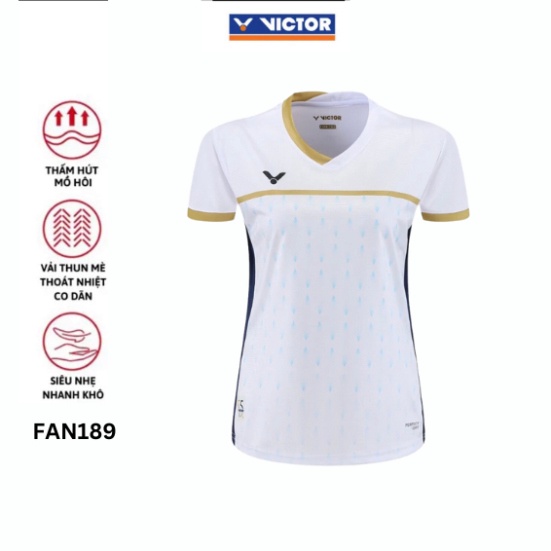 Áo cầu lông Victor nữ mã FAN189 thi đấu và tập luyện chuyên nghiệp cầu lông FAVAHI SPORT