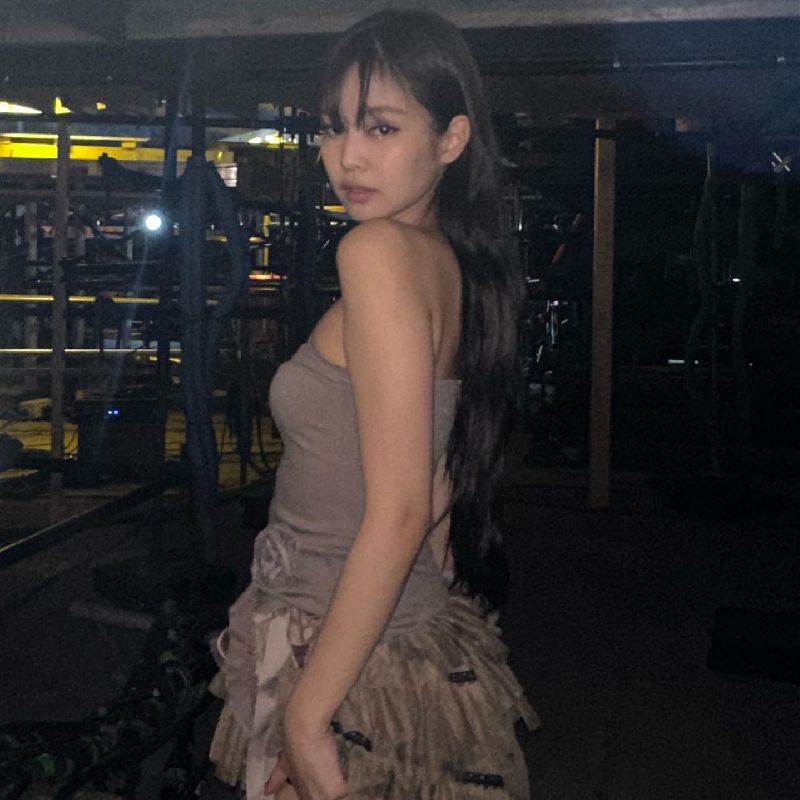 Kim Jenny Áo Ống Hoa Mùa Hè Nóng Bỏng Không Tay Buộc Dây Cho Nữ