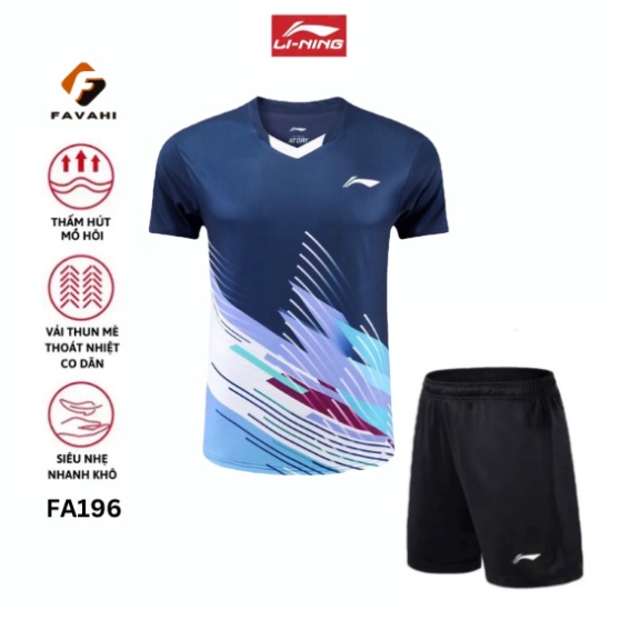 Áo Cầu Lông Lining FAVAHI mã FA196 Chuyên Nghiệp Sử Dụng Trong Thi Đấu Cầu Lông FAVAHI SPORT 22 FAVAHI SPORT