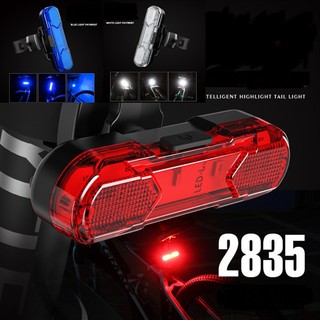 Đèn hậu xe đạp sạc usb 2835