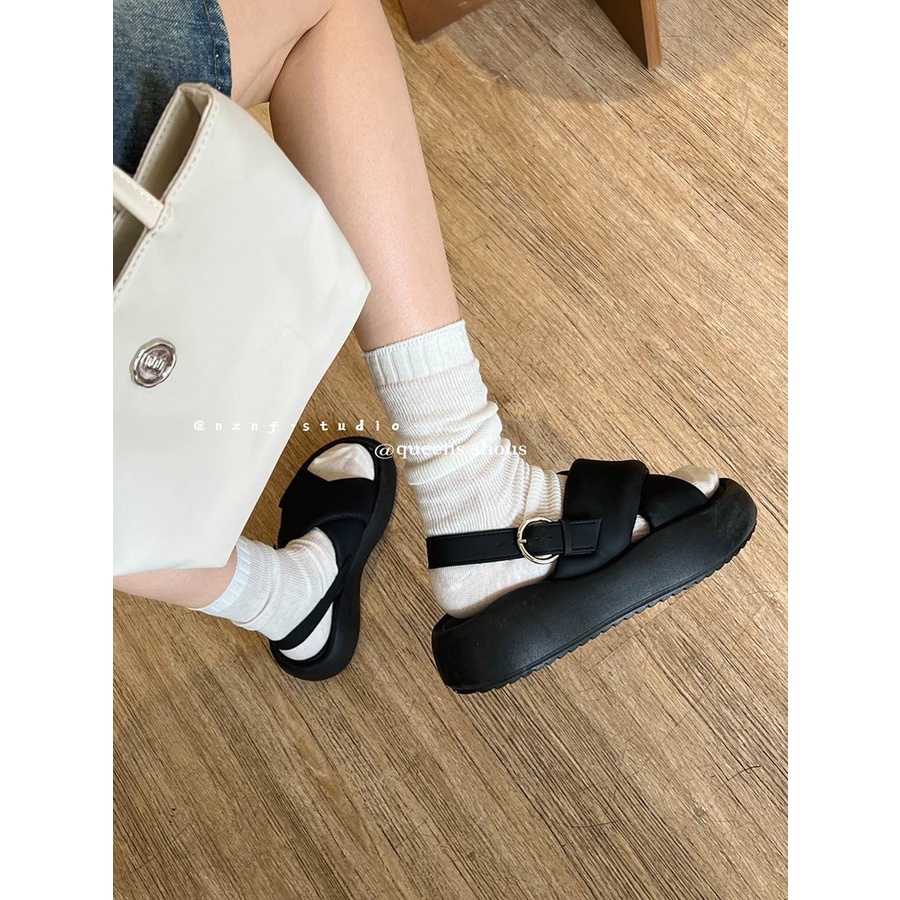 One Giày Sandal Đế Dày Thời Trang Mùa Hè 2023 Dành Cho Nữ