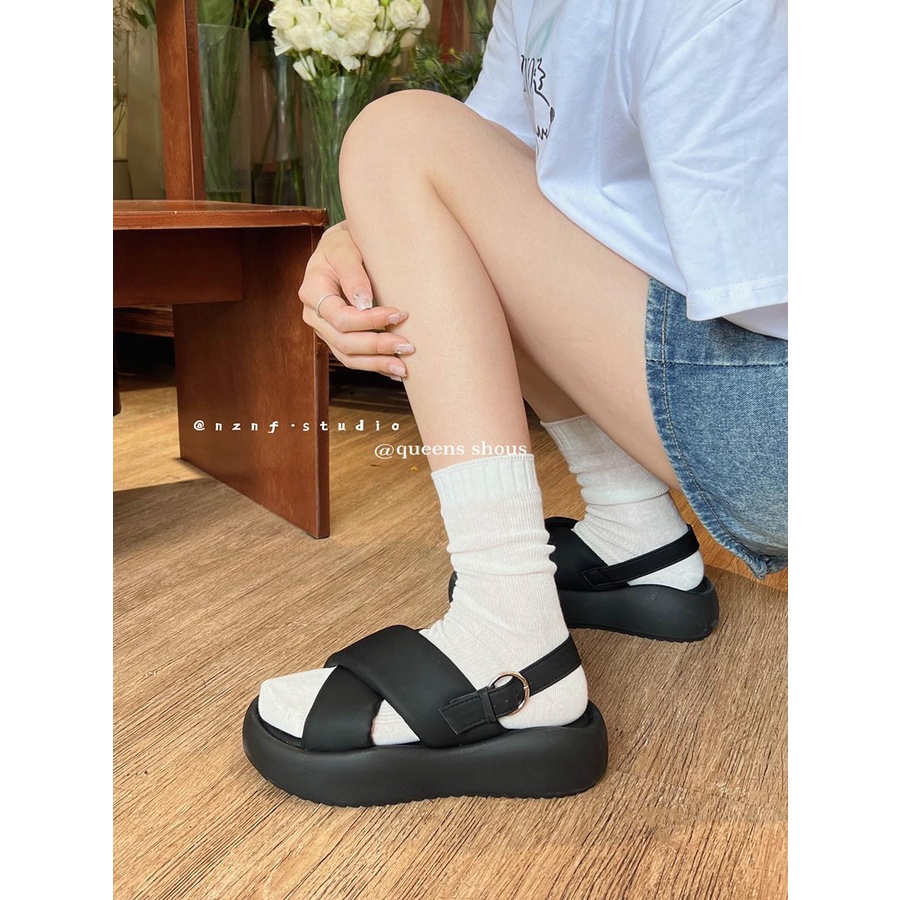 One Giày Sandal Đế Dày Thời Trang Mùa Hè 2023 Dành Cho Nữ