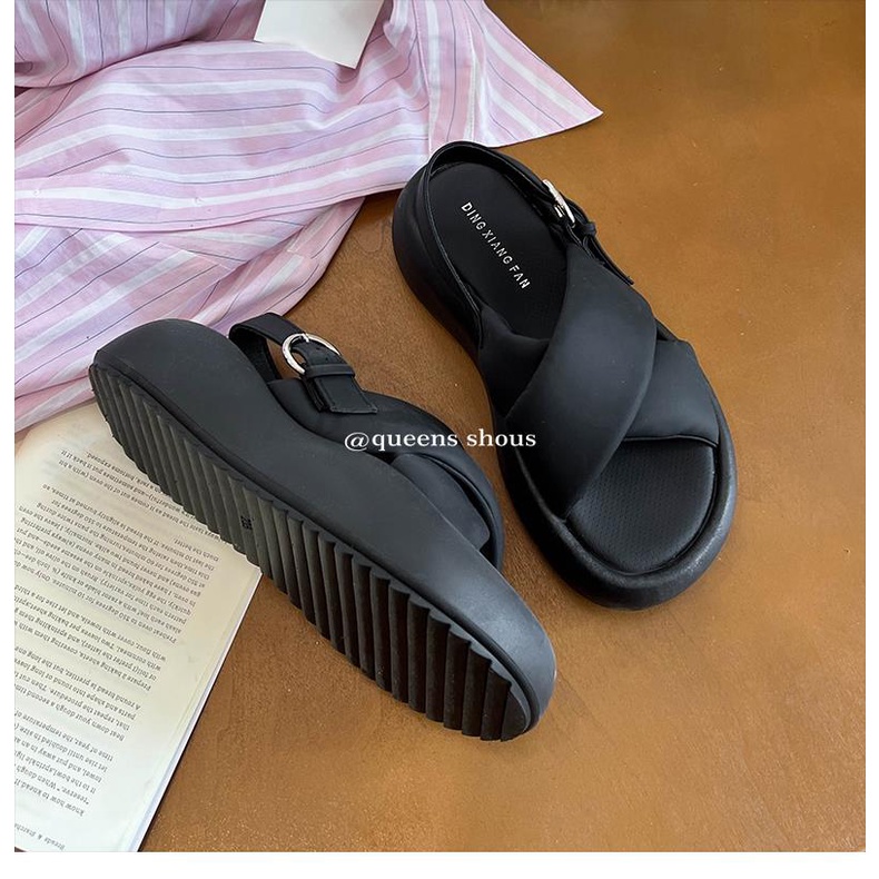 One Giày Sandal Đế Dày Thời Trang Mùa Hè 2023 Dành Cho Nữ