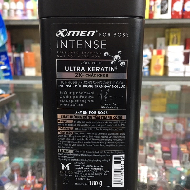 Dầu gội nước hoa X-Men For Boss 180g