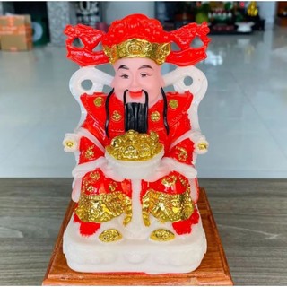 Ông Thần Tiền,Ông Thần Phát màu đỏ cầm hũ vàng