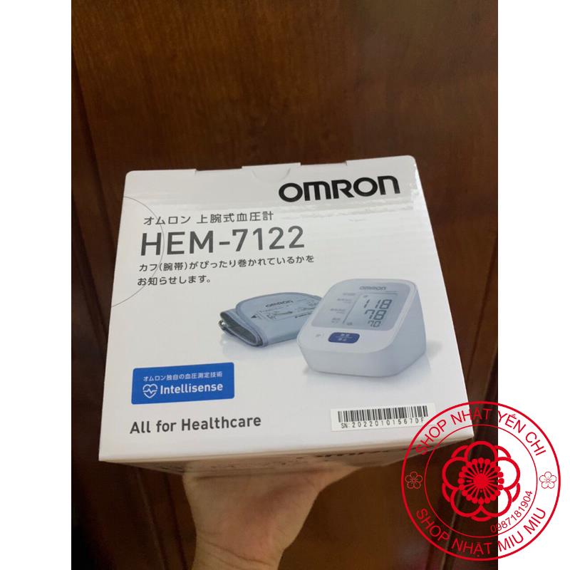 MÁY ĐO HUYẾT ÁP OMRON HEM 7122 NHẬT BẢN