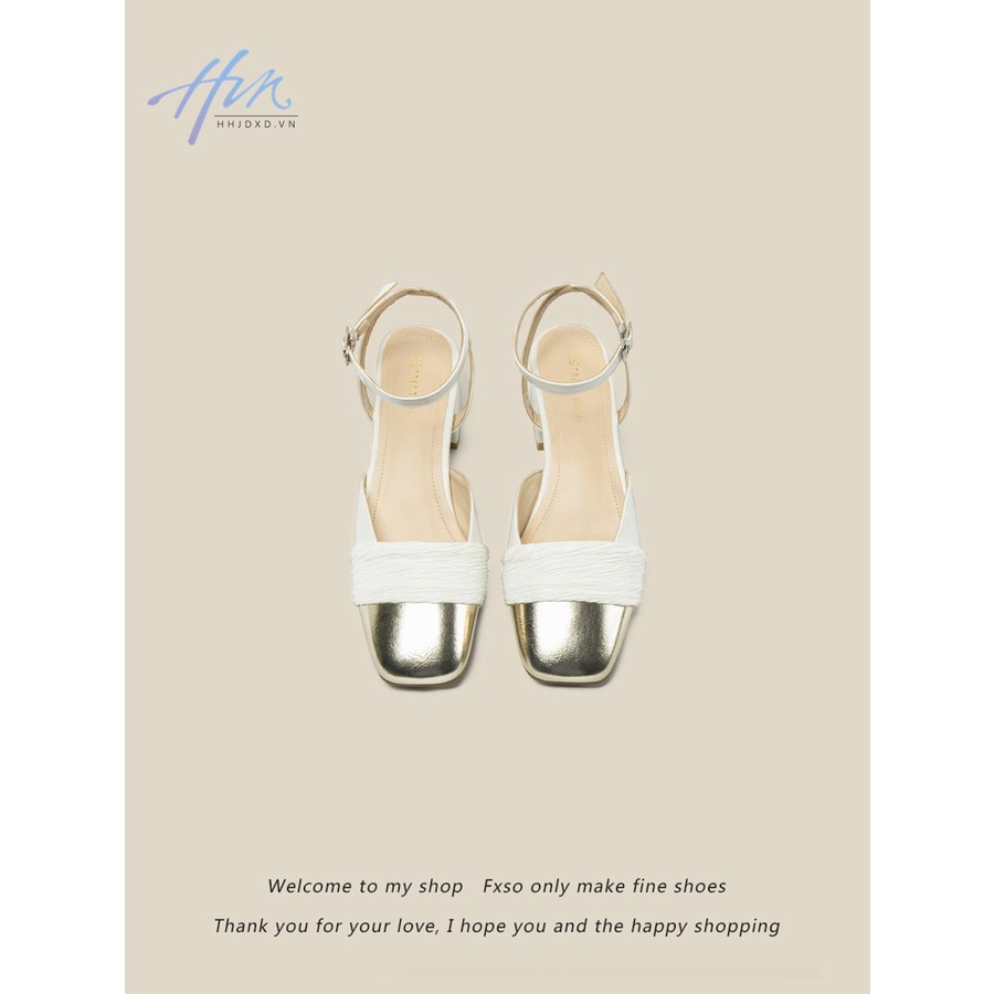 Sandal Cao Gót Thiết Kế Mới Cao Cấp Thời Trang Theo Phong Cách Pháp Cho Nữ