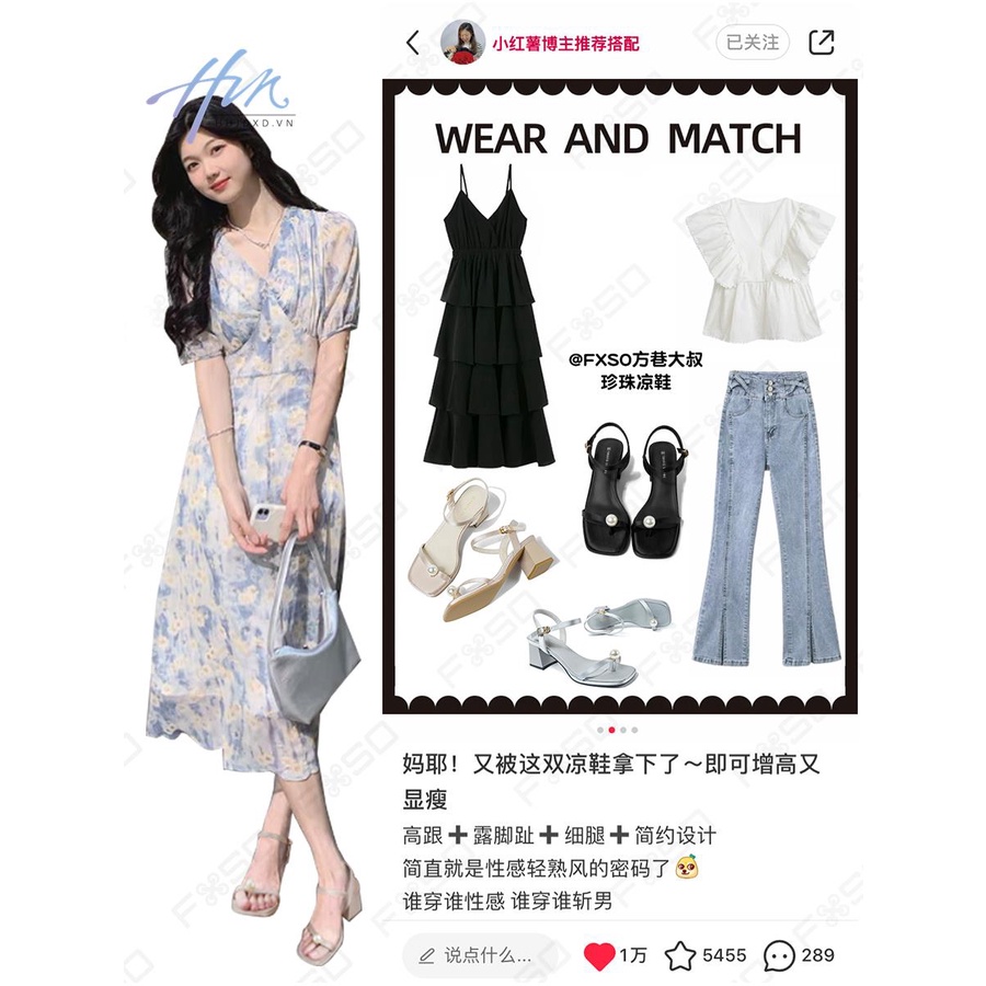 Sandal Cao Gót Hở Ngón Thiết Kế Mới Thời Trang Mùa Hè 2023 Dành Cho Nữ