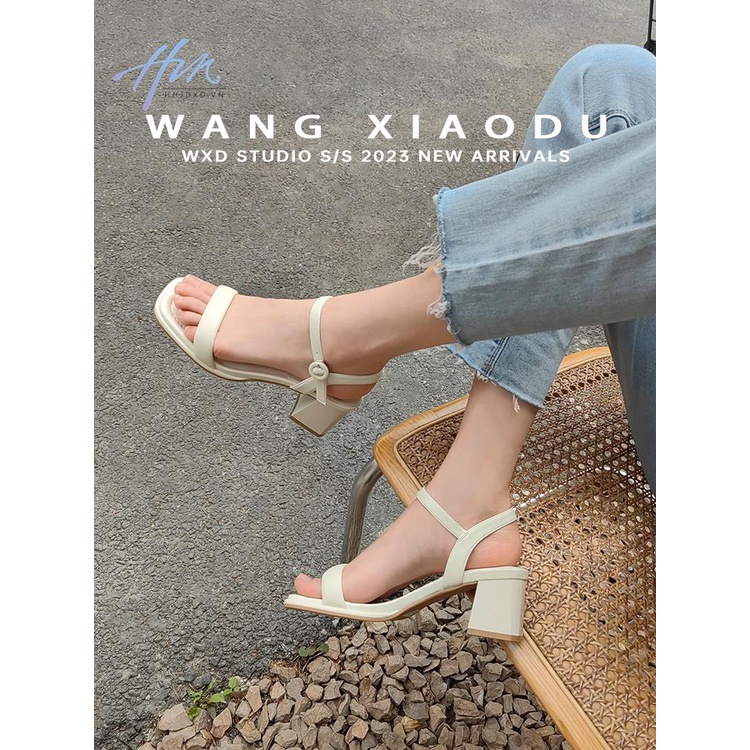 Sandal Cao Gót Hở Ngón Thiết Kế Mới Thời Trang Mùa Hè 2023 Dành Cho Nữ