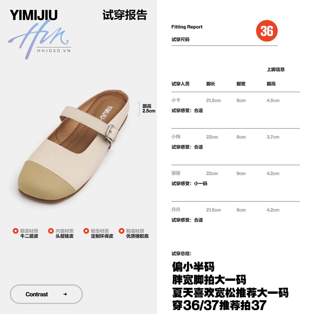 Dép Da Đế Bằng Thời Trang Xinh Xắn Cá Tính Cho Nữ