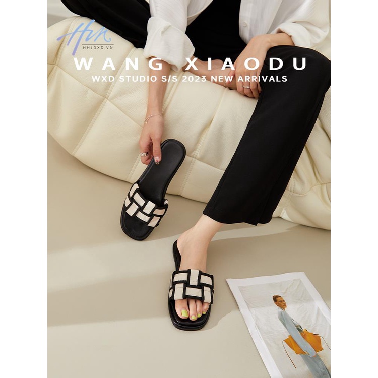 Dép Sandal Đế Bằng Thiết Kế Mới Thời Trang Mùa Hè 2023 Dành Cho Nữ