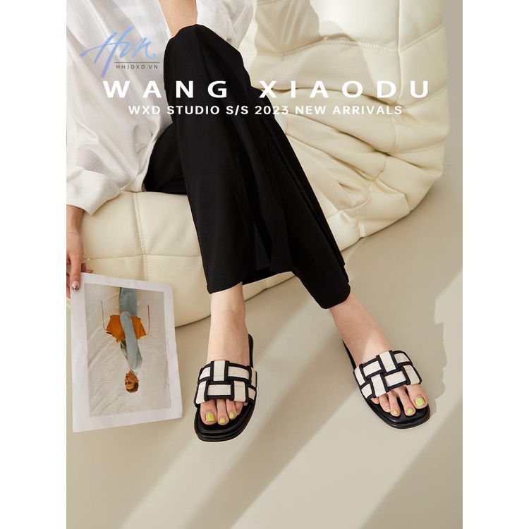 Dép Sandal Đế Bằng Thiết Kế Mới Thời Trang Mùa Hè 2023 Dành Cho Nữ