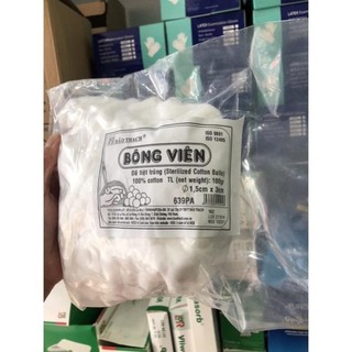 Bông gòn viên bảo thạch tiệt trùng gói 100gr 50gr,bông gòn y tế dạng viên bảo thạch 3cmx3cm,bông gòn viên y tế bảo thạch