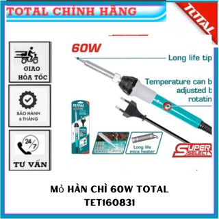 Mỏ hàn chì 60w total tet160831 chính hãng