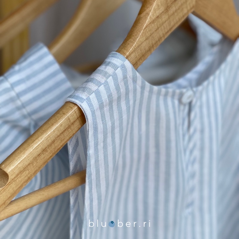 Set áo croptop thắt dây eo và váy quần xếp li kèm bralette mùa hè HIMMEL SET - blueber.ri