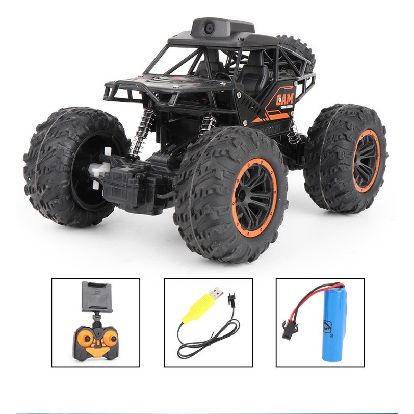 Xe Địa Hình Leo Núi Điều Kiển Từ Xa Có Camera Quay Phim, Chụp Hình Climbing Cam