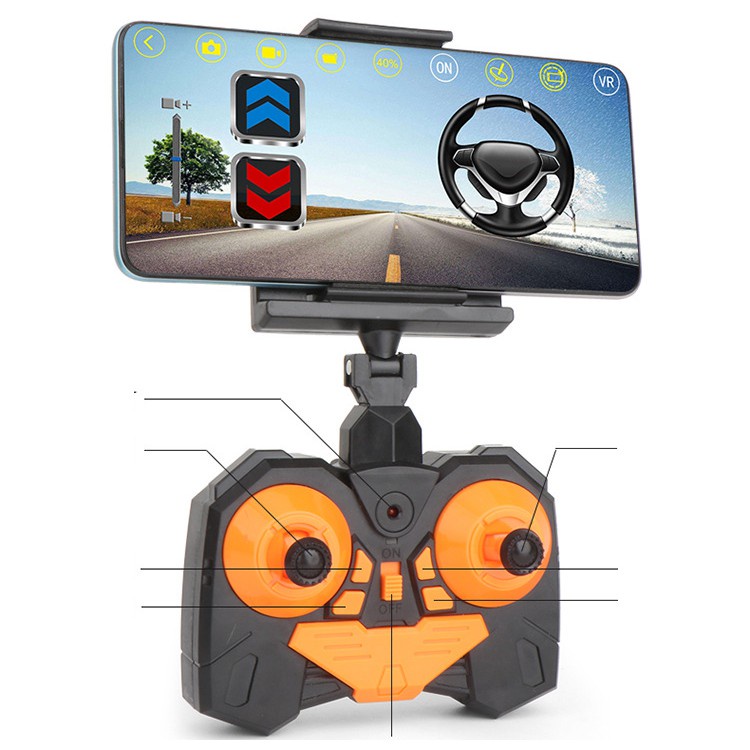 Xe Địa Hình Leo Núi Điều Kiển Từ Xa Có Camera Quay Phim, Chụp Hình Climbing Cam