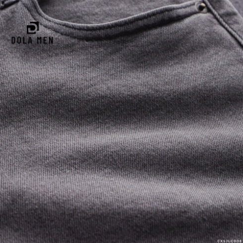 Quần Short Jean nam LACOSTE MÀU XÁM WAS logo cá sấu thêu 2 túi trước 2 túi sau CÓ BIG SIZE Hàng Xịn Cao Cấp Dolamen