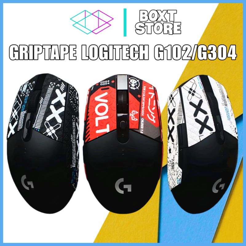 Miếng Dán Grip Tape 3M Chống Trượt Chuột Logitech G102/G203/G304 - Skin Gaming Mouse