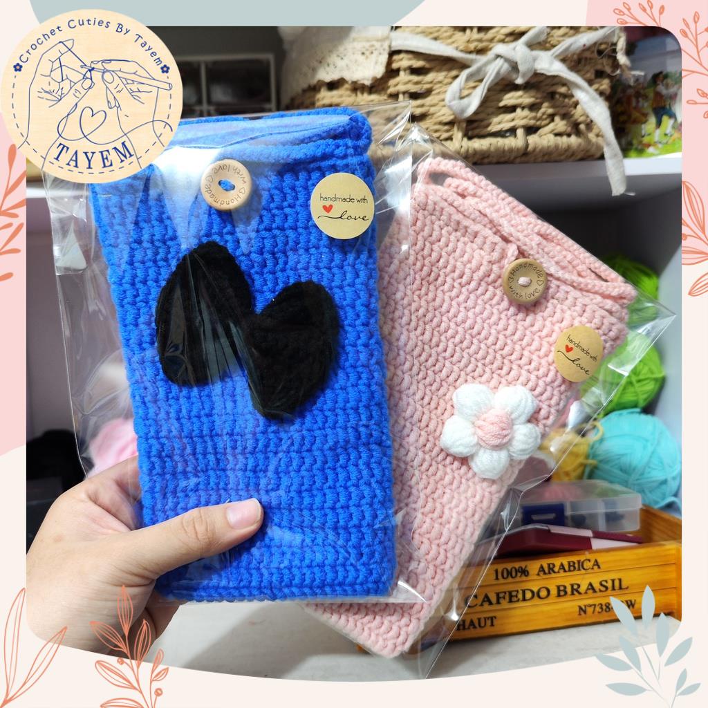 Túi Len Đựng Điện Thoại Phong Cách Vintage/ Nhận Làm Theo Mẫu Bằng Len Handmade