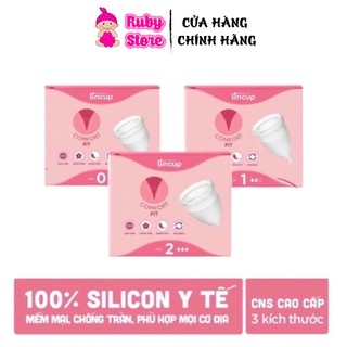 Cốc nguyệt san Lincup đủ 3 size chính hãng 100%