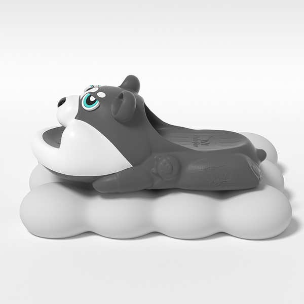 Dép lê cặp đôi đế dày husky dễ thương