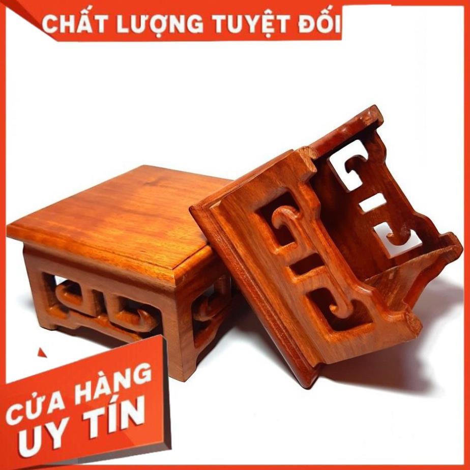 Kỷ Vuông, Đôn Vuông Đế Bát Hương chất liệu gỗ Hương sang trọng bền đẹp