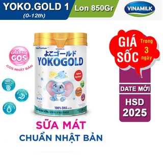 Sữa bột vinamilk yoko gold số 1 850g - date 2025