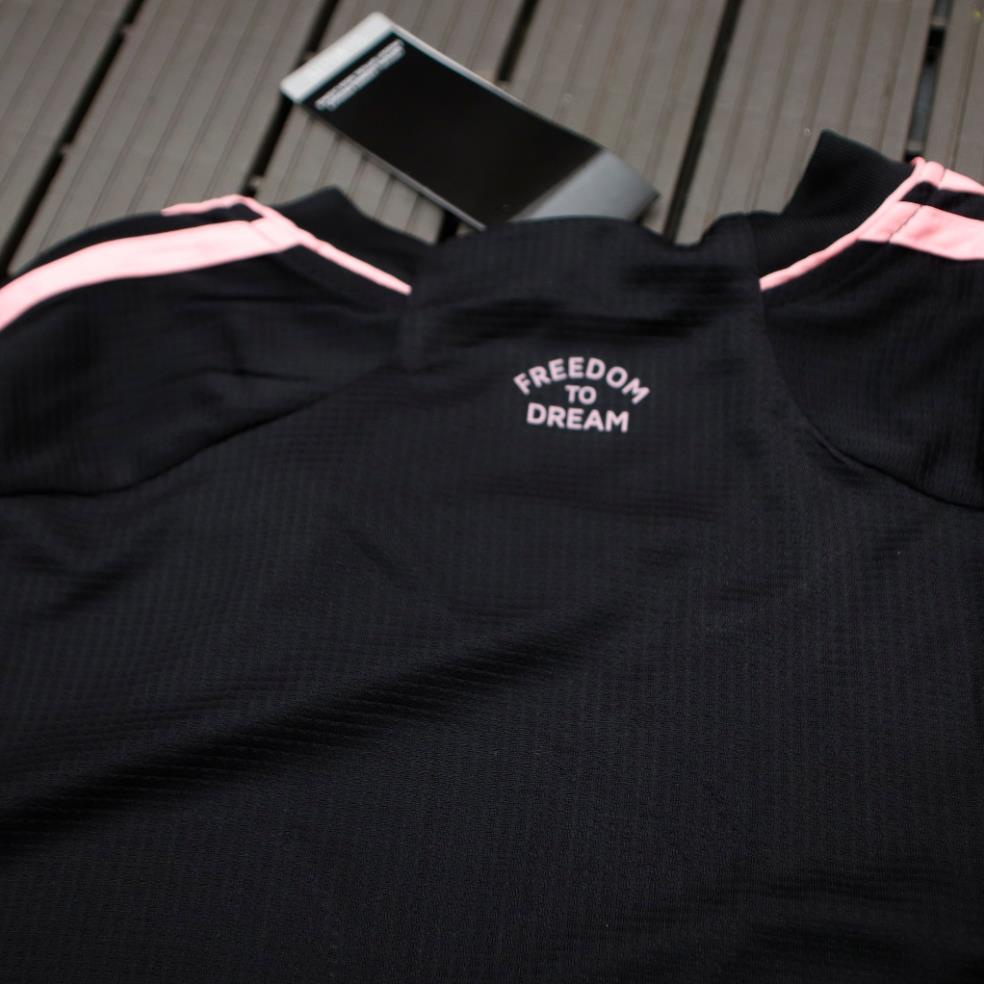 Set Bộ Thể Thao Nam Quần Áo Đá Banh Inter Miami 2024 Màu Đen mùa giải mới - Chuẩn Mẫu Thi Đấu - Vải Polyester Gai Thái