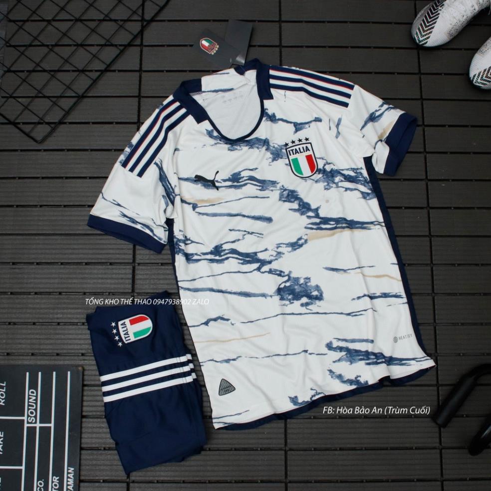 Áo Bóng đá Tuyển Italia mùa giải 2023/24Vải Thái Cao Cấp Cực Chất/ Bộ Quần Áo Thể Thao Tuyển Ý 2022 Phom 43-90kg