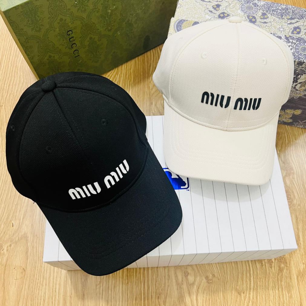 Mũ lưỡi trai nam nữ. Nón thời trang cao cấp Miiumiu siêu nét HOT